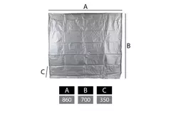 Cover for outdoor units large 860 x 700 x 350 mm