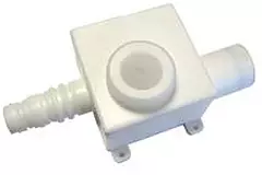 Sauermann Siphon for condensate drainage.