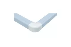 Climaplus air conditioning duct Angle outer bend 125 x 75mm RAL 9010 WHITE