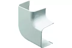 Climaplus air conditioning duct Flat bend 70x55mm RAL 9010 WHITE