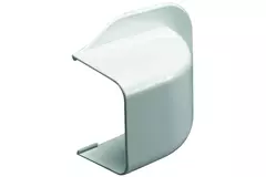 Climaplus air conditioning duct wall cap 70x55mm RAL 9010 WHITE