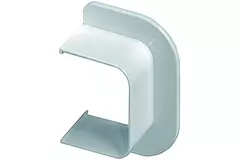 Climaplus air conditioning duct wall rosette 70x55mm RAL 9010 WHITE