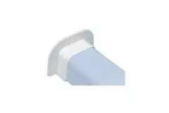 Climaplus air conditioning duct Muurrosette flat 125 x 75mm RAL 9010 WHITE