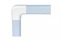 Climaplus air conditioning duct Flat bend 70x55mm RAL 9010 WHITE