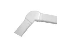 Climaplus air conditioning duct Adjustable bend 70x55mm RAL 9010 WHITE