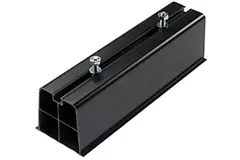Mounting bar outside unit made of hard PVC, length 1000mm