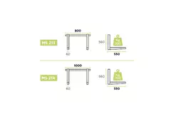Rodigas outdoor unit Wall console 800x560x550mm