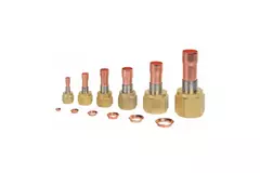 Flexflair FA brazing plug coupling 5/8, + trumpet ring