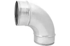 Round spiral bend 90° Ø 80mm