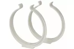 Plastic mounting bracket Ø 125mm (2 pieces) (AZ125)