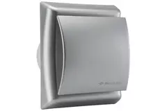 Itho Daalderop bathroom extractor fan Ø 100 mm - in matt silver with timer BTVZ-N211 T