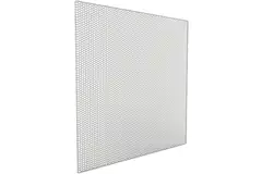 Perforated 600 x 600 ceiling diffuser insert panel - mixed colour RAL 9010