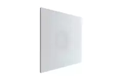 Perforated 600 x 600 ceiling diffuser for extraction - 200 mm top connection - mixed colour RAL 9010