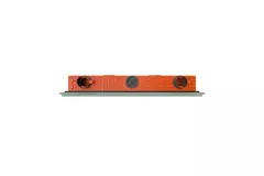 Ergovent plasterable frameless linear grille 1000 mm with 75 mm connection diameter – profile