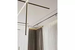 Ergovent plasterable frameless linear grille 1050 mm with 75 mm connection diameter - modular - 1 slot