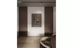 Ergovent plasterable frameless linear grille 1050 mm with 75 mm connection diameter - modular - 1 slot