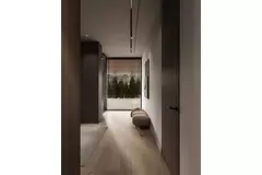 Ergovent plasterable frameless linear grille 1050 mm with 75 mm connection diameter - modular - 1 slot