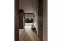 Ergovent plasterable frameless linear grille 1050 mm with 75 mm connection diameter - modular - 1 slot