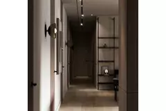 Ergovent plasterable frameless linear grille 1050 mm with 75 mm connection diameter - modular - 1 slot