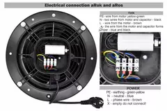 Axial fan round 300mm – 2330m³/h – aRos