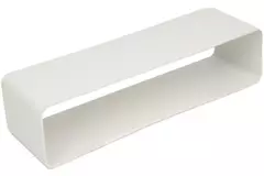Plastic female coupler rectangular 220x90 mm - KSF29