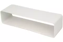 Plastic female coupler rectangular 220x90 mm - KSF29