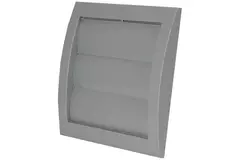 Gravity grille overpressure ventilation grille 150x150 diameter: 100 grey - ND10ZP