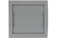 Gravity grille overpressure ventilation grille 150x150 diameter: 100 grey - ND10ZP