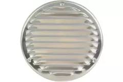 Metal ventilation grille round Ø160 mm aluminium - MR160Al