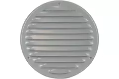 Metal ventilation grille round Ø160 mm grey - MR160P - RAL9006