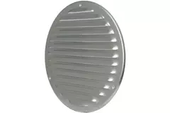 Metal ventilation grille round Ø 125mm zinc - MR125ZN