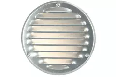 Metal ventilation grille round Ø 125mm zinc - MR125ZN