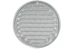 Metal ventilation grille round Ø 125mm zinc - MR125ZN