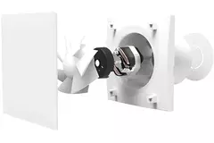 Vent Axia silent bathroom extractor fan Ø100 mm - With timer and humidity sensor - Vent Axia Mute 100 HTN