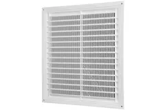 Ventilation grille square with grill 250x250 white - VR2525