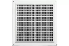 Ventilation grille square with grill 250x250 white - VR2525