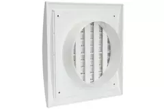Wall grille adjustable 190x190 diameter: 125 white  - ND12R