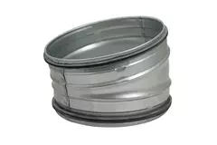 Round spiral bend SAFE 15° Ø 80mm for spiral duct