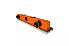 Ergovent plasterable frameless linear grille 1050 mm with 75 mm connection diameter - modular - 1 slot