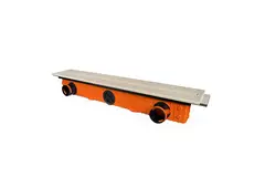 Ergovent plasterable frameless linear grille 1050 mm with 75 mm connection diameter - modular - 1 slot