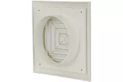 Ceiling diffuser square 190x190 diameter: 125 white - ND12G