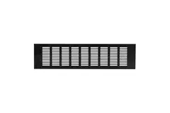 Skirting diffuser aluminium - black L=400mm x H=100mm -RA1040B