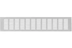 Skirting diffuser aluminium - silver L=500mm x H=100mm -RA1050S