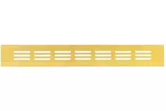 Skirting diffuser aluminium - gold L=300mm x H=40mm -RA430G