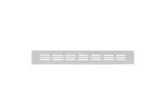 Skirting diffuser aluminium - silver L=300mm x H=40mm -RA430S