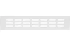 Skirting diffuser aluminium - white L=300mm x H=60mm -RA630