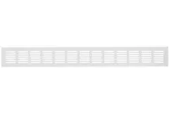 Skirting diffuser aluminium - white L=500mm x H=60mm -RA650