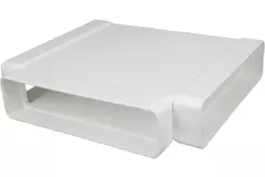 Rectangular plastic T-piece 220 x 55mm - KT25