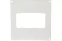 Rectangular plastic wall flange 110 X 55mm - KF