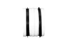 Connector white for tube Ø 125 mm metal